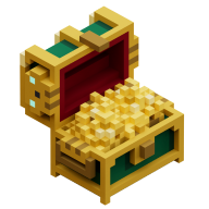 Treasure chest full of treasure